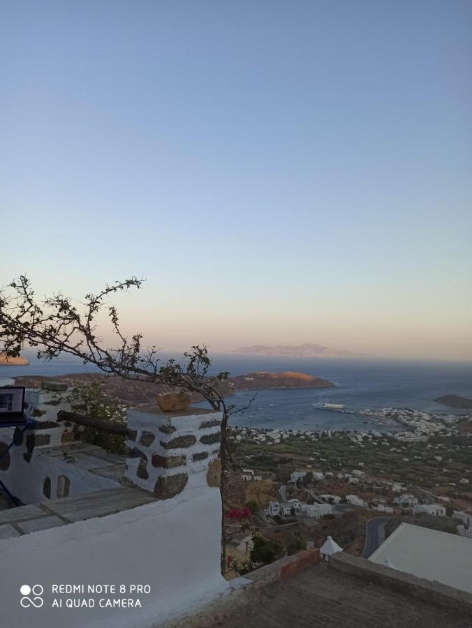 Traditional Stone House With Breathtaking View Serifos Town المظهر الخارجي الصورة