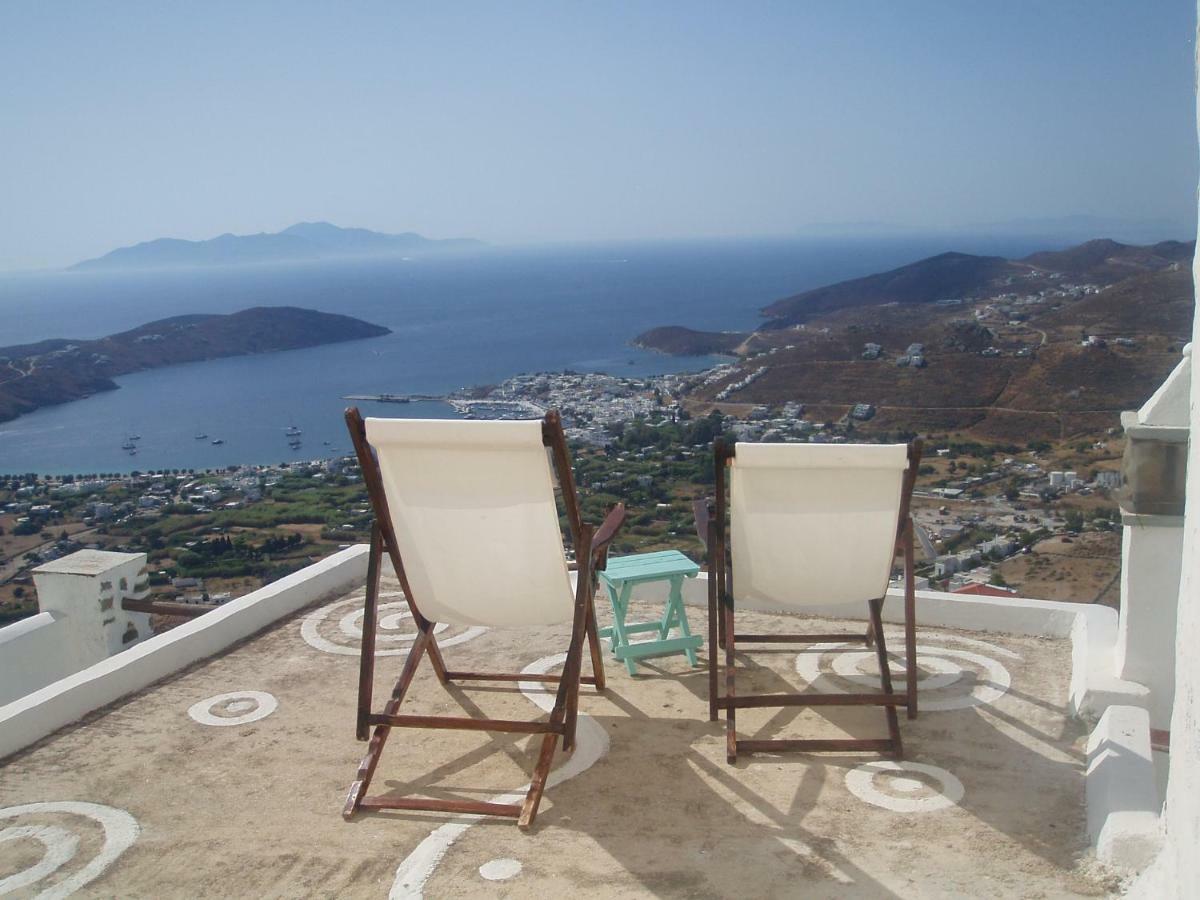 Traditional Stone House With Breathtaking View Serifos Town المظهر الخارجي الصورة